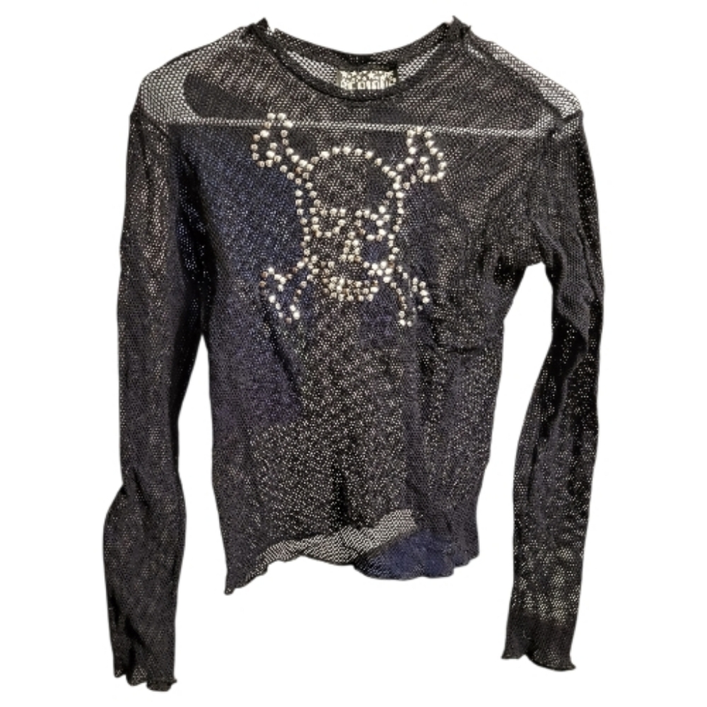 Serious Los Angeles Skull Fishnet Top